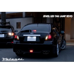 Valenti Subaru WRX STI Jewel LED Tail Light (Smoke Lens w/ Black Chrome)  - TSGVIMP-SB-1