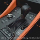  Lexus 2015-2016 RC-F Limited Edition Black and Orange Trim Interior Garnish Set