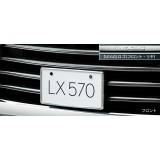 Lexus LX Plating Number Frame (front&rear) & Lock Bolt (logo) Set