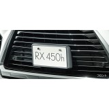 Lexus RX Number Frame (front&rear) & Lock Bolt (logo) Set