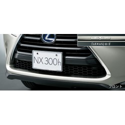Lexus NX Plating Number Frame (Front, Rear) And Lock Bolt (Logo) Set