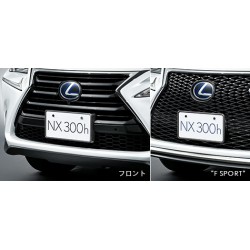 Lexus NX Number Frame (Front, Rear) And Lock Bolt (Logo) Set