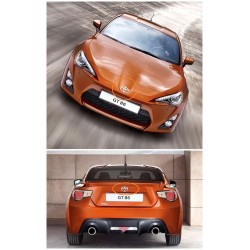 Toyota 86 Front And Rear Emblems (Set)