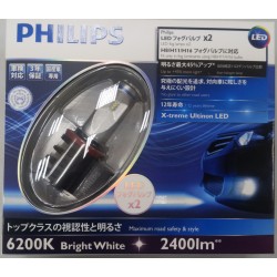 Philips X-treme Ultinon LED Light Bulbs White 6200K H8 H11 H16 Fog Lamp Bulb