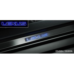 Lexus GS Illuminated Door Sill [GS450h/ GS300h - Blue] / [GS350 / GS250 -White] 